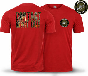 Contact Wait Out Double Print T-Shirt