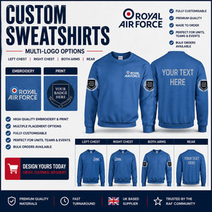 Royal Air Force Units Heavy Blend Sweatshirt