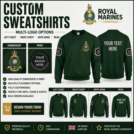 Royal Marines Units Heavy Blend Sweatshirt