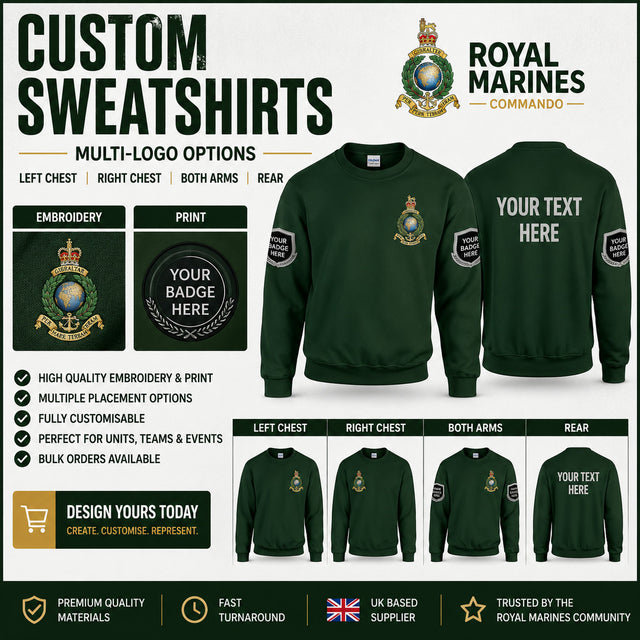 Royal Marines Units Heavy Blend Sweatshirt