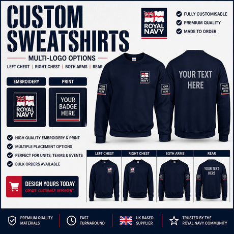 Royal Navy Units Heavy Blend Sweatshirt