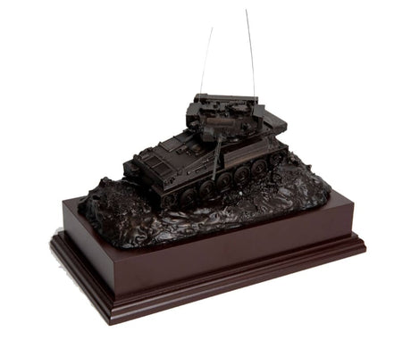 Scimitar FV107 Vehicle Cold Cast Bronze Military Statue 2