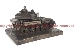 Military Statue - Scimitar FV107 Vehicle Cold Cast Bronze Military Statue