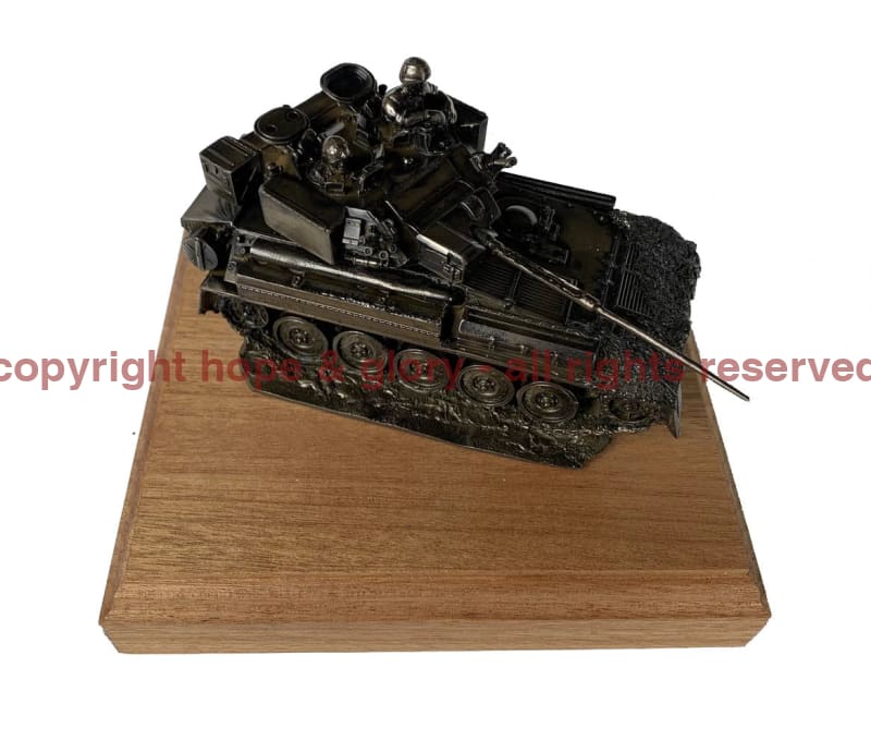 Scimitar FV107 Vehicle Cold Cast Bronze Military Statue