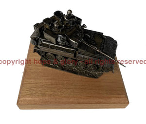 Scimitar FV107 Vehicle Cold Cast Bronze Military Statue