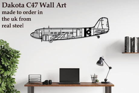 Dakota C47 Metal Wall Art Military