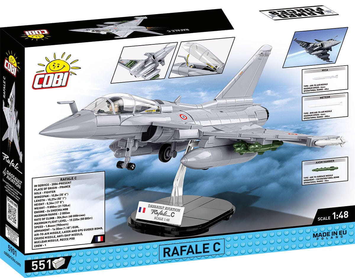 Dassault Rafale C brick plane model 