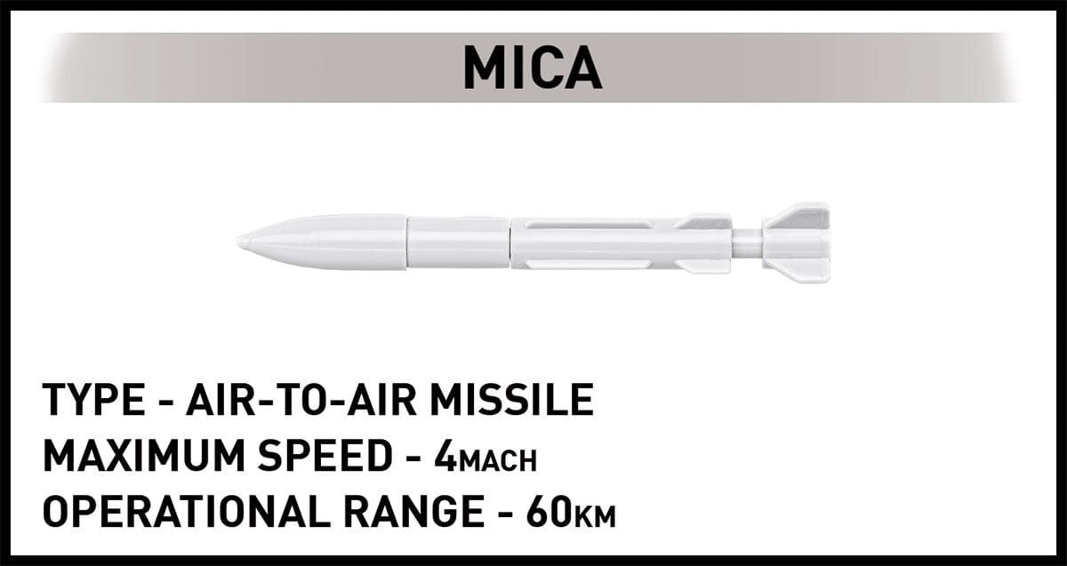 Dassault Rafale C brick plane model 