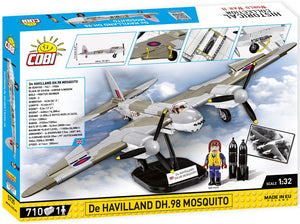 De Havilland DH-98 Mosquito brick plane model - COBI 5735 - 710 bricks