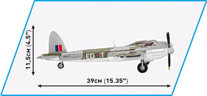 De Havilland DH-98 Mosquito brick plane model - COBI 5735 - 710 bricks