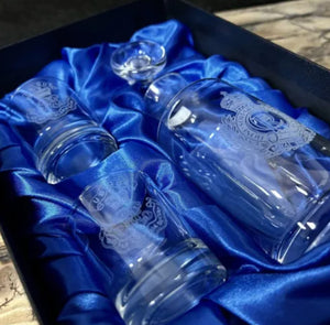Mini Decanter and 2 Shot Glass Set