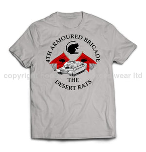 Desert Rats 4th Armoured Brigade Printed T-Shirt