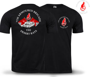 Desert Rats 7th Armoured Double Print T-Shirt