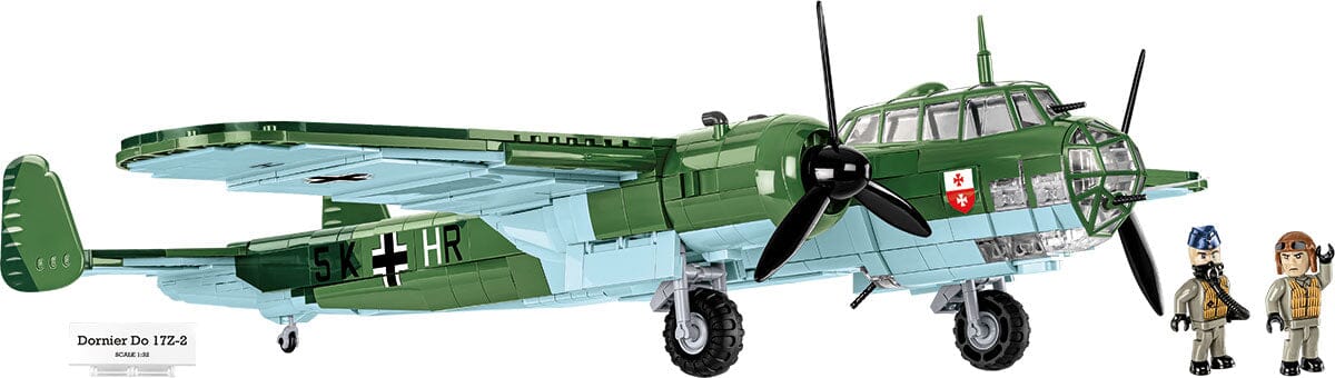 Dornier D0-17Z-2 brick plane model- COBI 5754- 1360 bricks