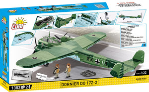 Dornier D0-17Z-2 brick plane model- COBI 5754- 1360 bricks