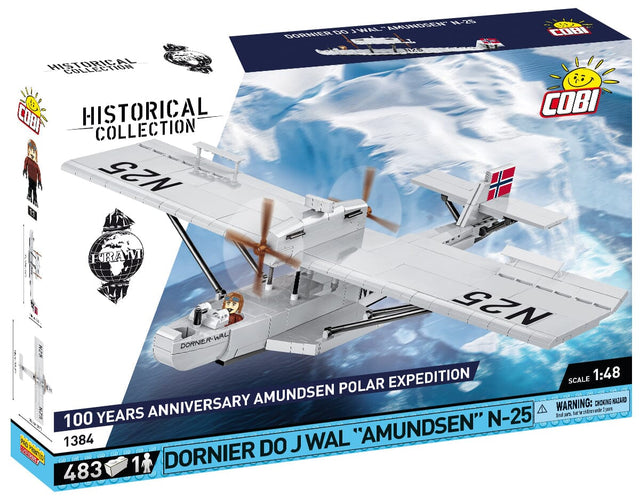 Dornier D0 J Wal ‘Amundsen’ N-25 aircraft model- COBI 1384 - 478 bricks 