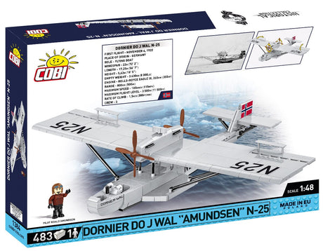 Dornier D0 J Wal ‘Amundsen’ N-25 aircraft model- COBI 1384 - 478 bricks 