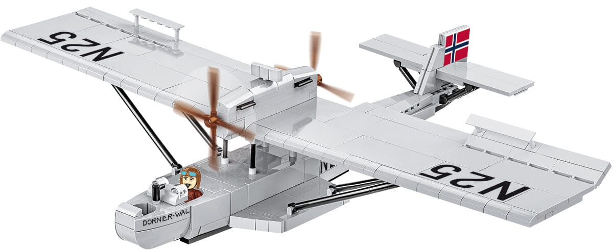 Dornier D0 J Wal ‘Amundsen’ N-25 aircraft model- COBI 1384 - 478 bricks 