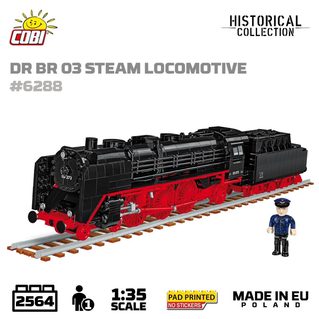 DR BR 03  Steam Locomotive brick model 