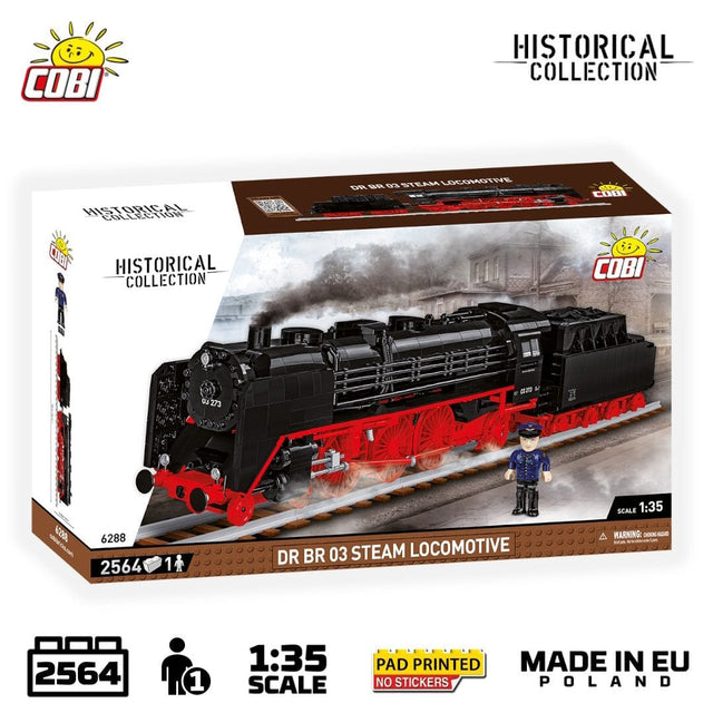 DR BR 03  Steam Locomotive brick model 