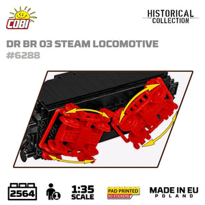 DR BR 03  Steam Locomotive brick model 