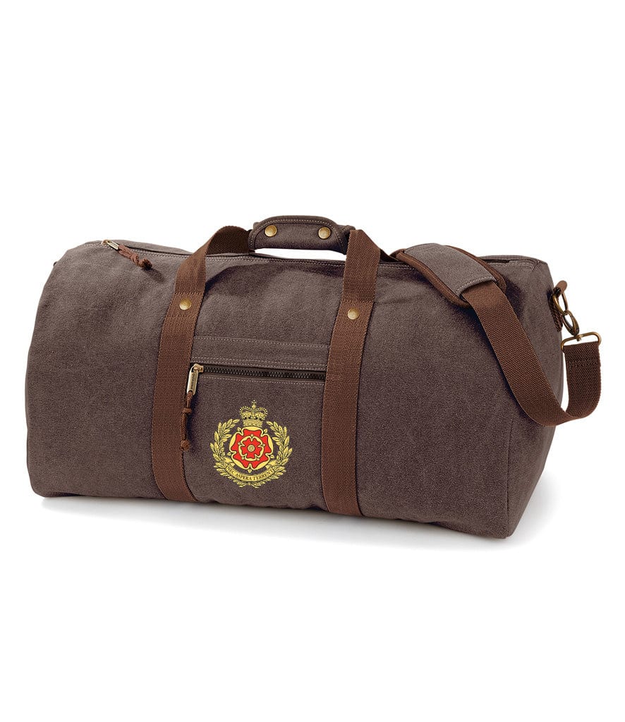 Duke of Lancaster's Regiment Vintage Canvas Holdall