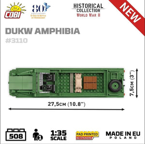 DUKW Amphibia- COBI 3110 - 508 brick amphibious car