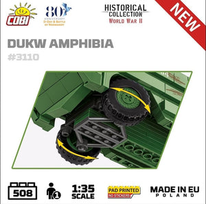 DUKW Amphibia- COBI 3110 - 508 brick amphibious car