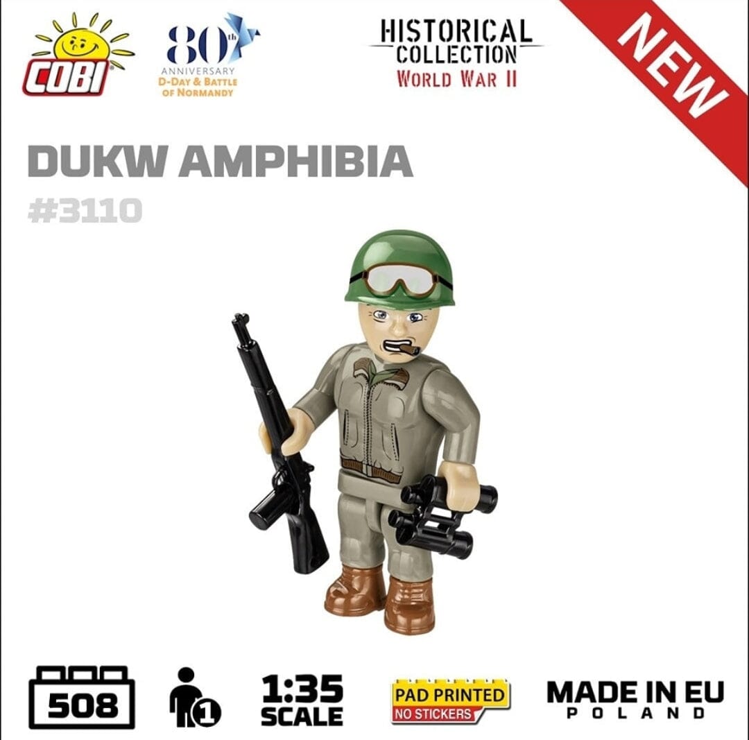 DUKW Amphibia- COBI 3110 - 508 brick amphibious car