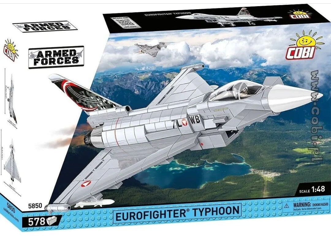 Eurofighter Typhoon (Austria) brick plane model 