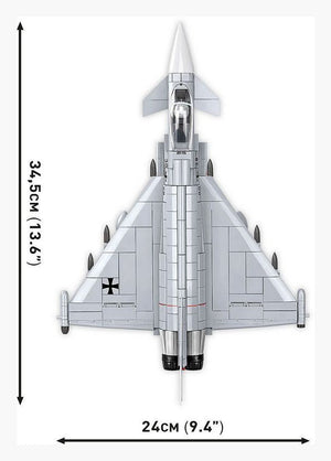 Eurofighter Typhoon (Germany) brick plane model - COBI 5848 - 644 bricks