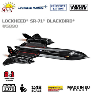 Executive Edition Lockheed SR-71 Blackbird brick aircraft model