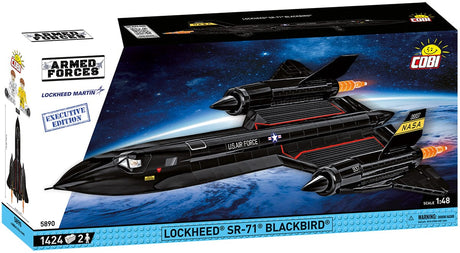 Executive Edition Lockheed SR-71 Blackbird brick aircraft model