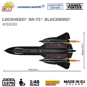 Executive Edition Lockheed SR-71 Blackbird brick aircraft model