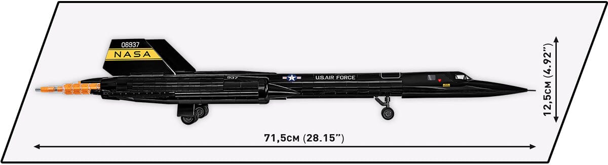 Executive Edition Lockheed SR-71 Blackbird brick aircraft model