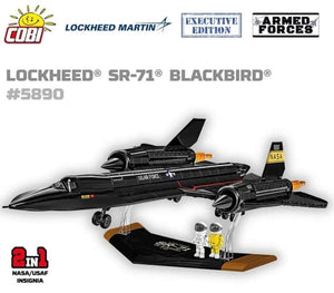 Executive Edition Lockheed SR-71 Blackbird brick aircraft model