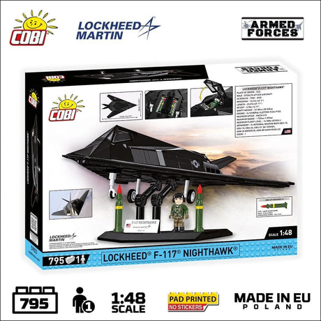 F-117 Nighthawk brick aircraft model - COBI 5903 - 798 bricks