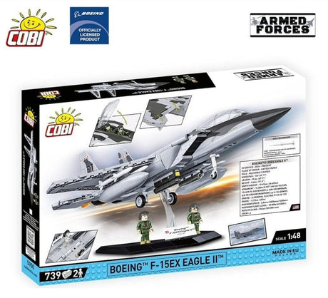 F-15EX Eagle II plane brick model - COBI 5900- 739 bricks