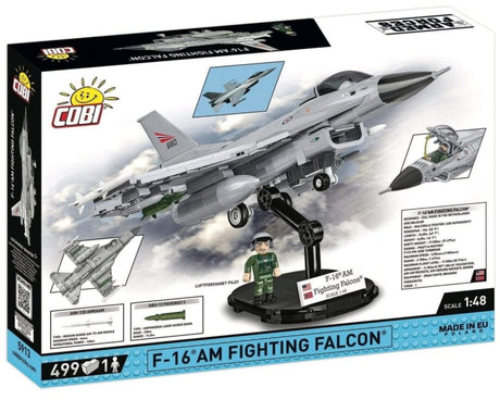 F-16 AM Fighting Falcon brick plane model - COBI 5913 - 499 bricks