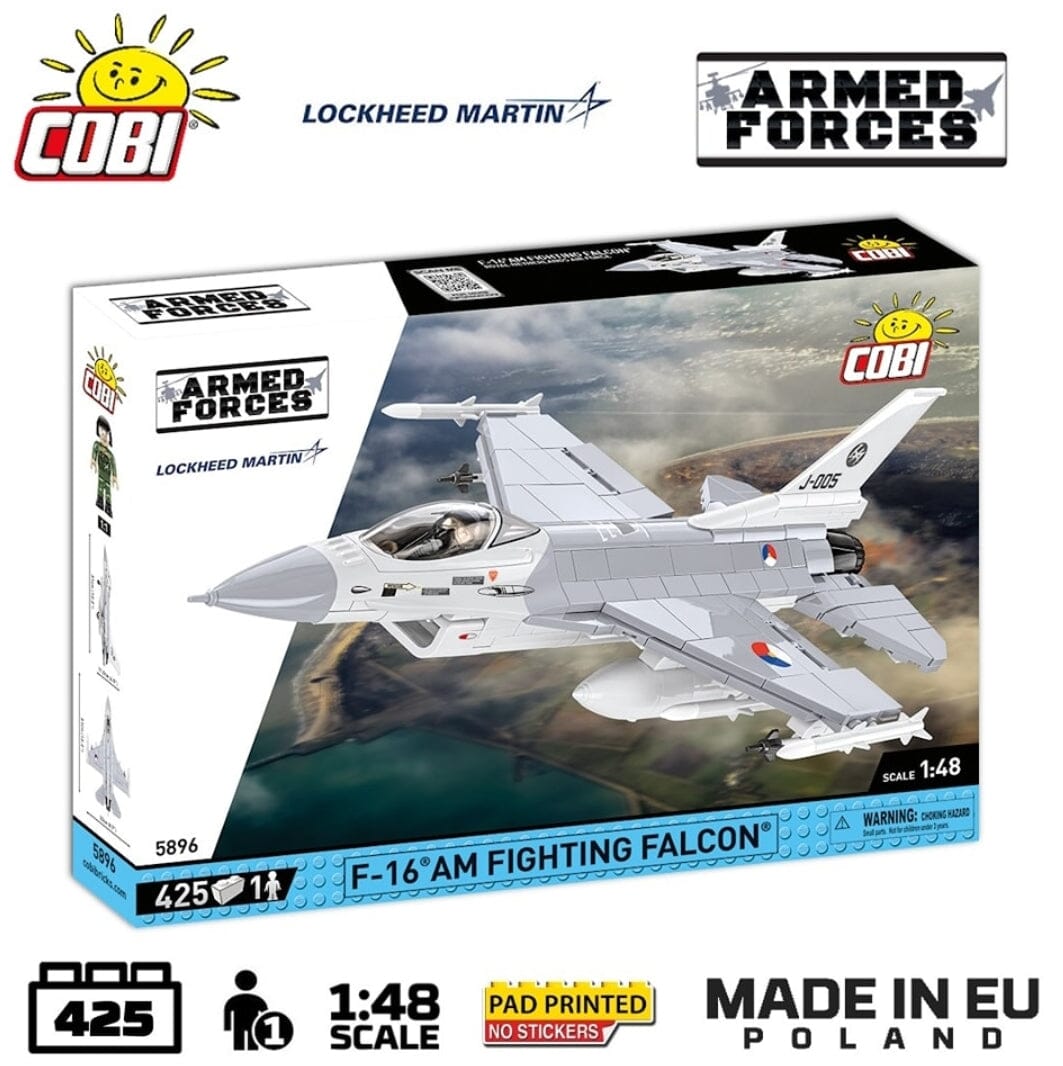 F-16 AM Fighting Falcon plane brick model 