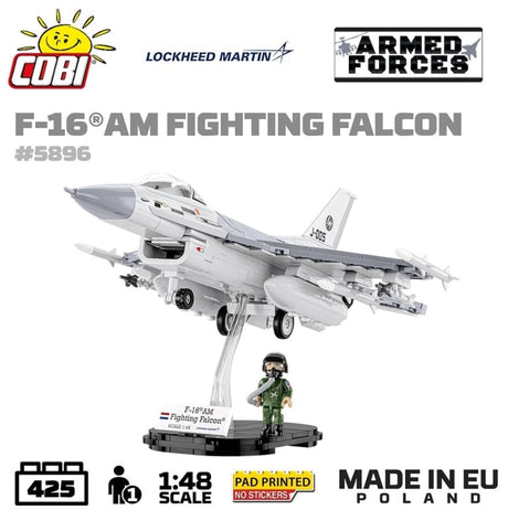 F-16 AM Fighting Falcon plane brick model 
