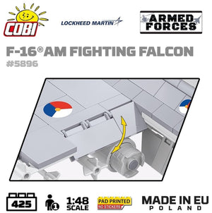 F-16 AM Fighting Falcon plane brick model 