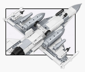 F-16C Fighting Falcon (Polish Version) brick plane model - COBI 5910 - 460 bricks