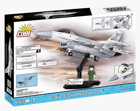 F-16C Fighting Falcon (Polish Version) brick plane model - COBI 5910 - 460 bricks