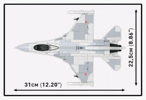 F-16C Fighting Falcon (Polish Version) brick plane model - COBI 5910 - 460 bricks
