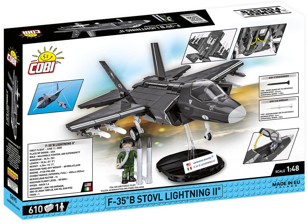 F-35B STOVL Lightning II brick plane model