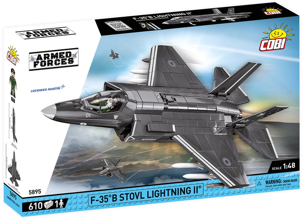 F-35B STOVL Lightning II brick plane model