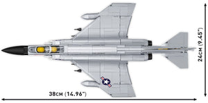 F-4 Phantom II brick plane model - COBI 5897 - 703 bricks