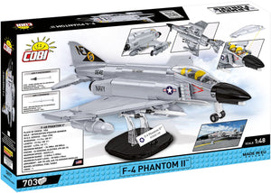 F-4 Phantom II brick plane model - COBI 5897 - 703 bricks