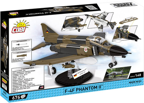 F-4F Phantom II brick plane model - COBI 5898 - 776 bricks